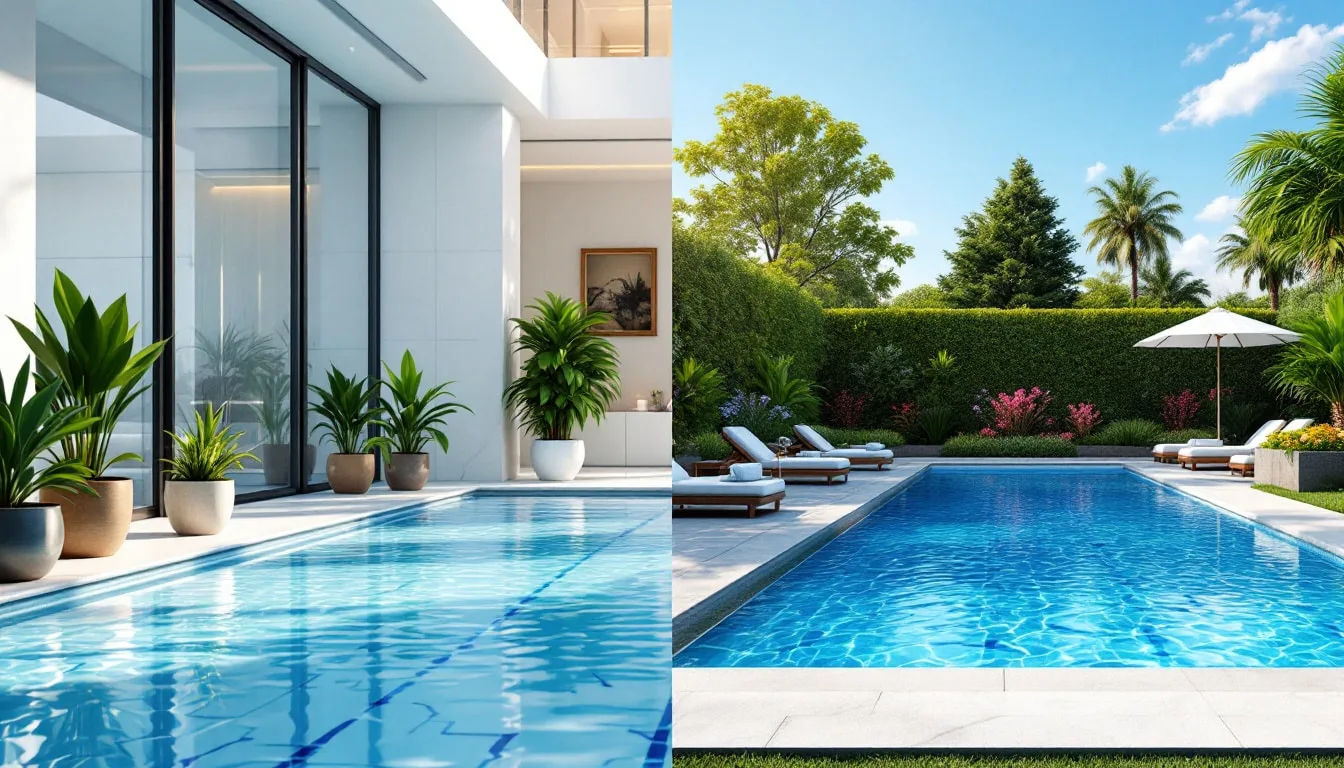découvrez les principales différences entre les piscines intérieures et extérieures. explorez les avantages et inconvénients de chaque type, les besoins en entretien, les coûts et les impacts sur votre espace de vie, afin de faire le choix idéal pour votre projet aquatique.