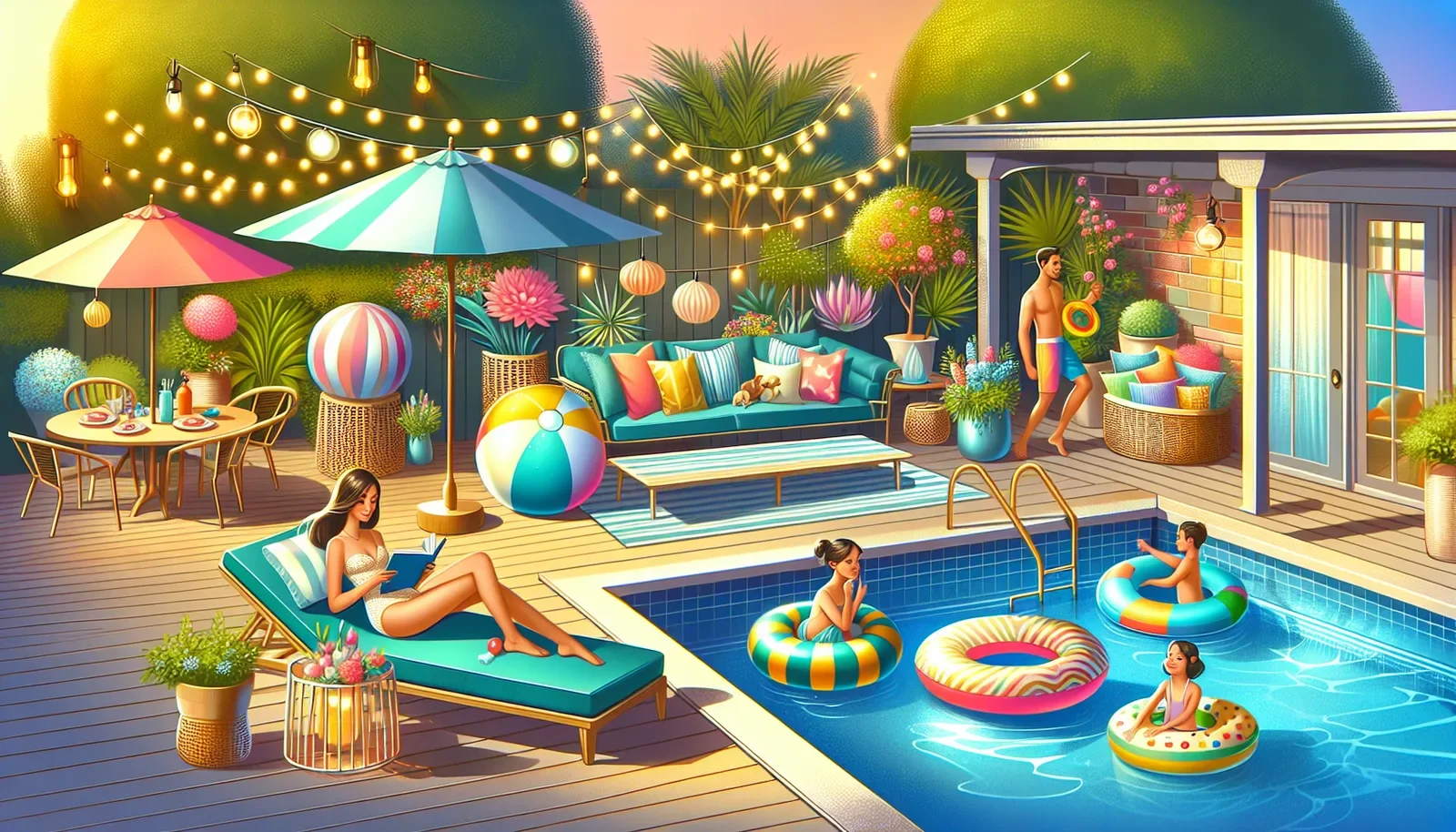 découvrez les accessoires tendance qui transformeront votre piscine en un véritable havre de paix. des coussins colorés aux lanternes illuminées, trouvez les idées déco qui apporteront style et ambiance à votre espace aquatique.