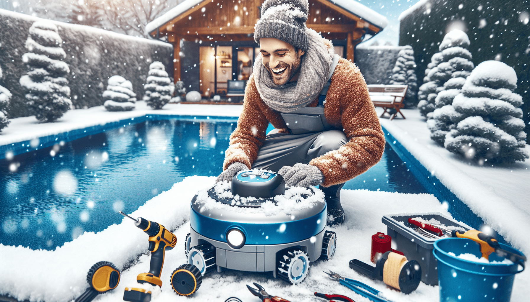 Comment entretenir un robot de piscine en hiver ?