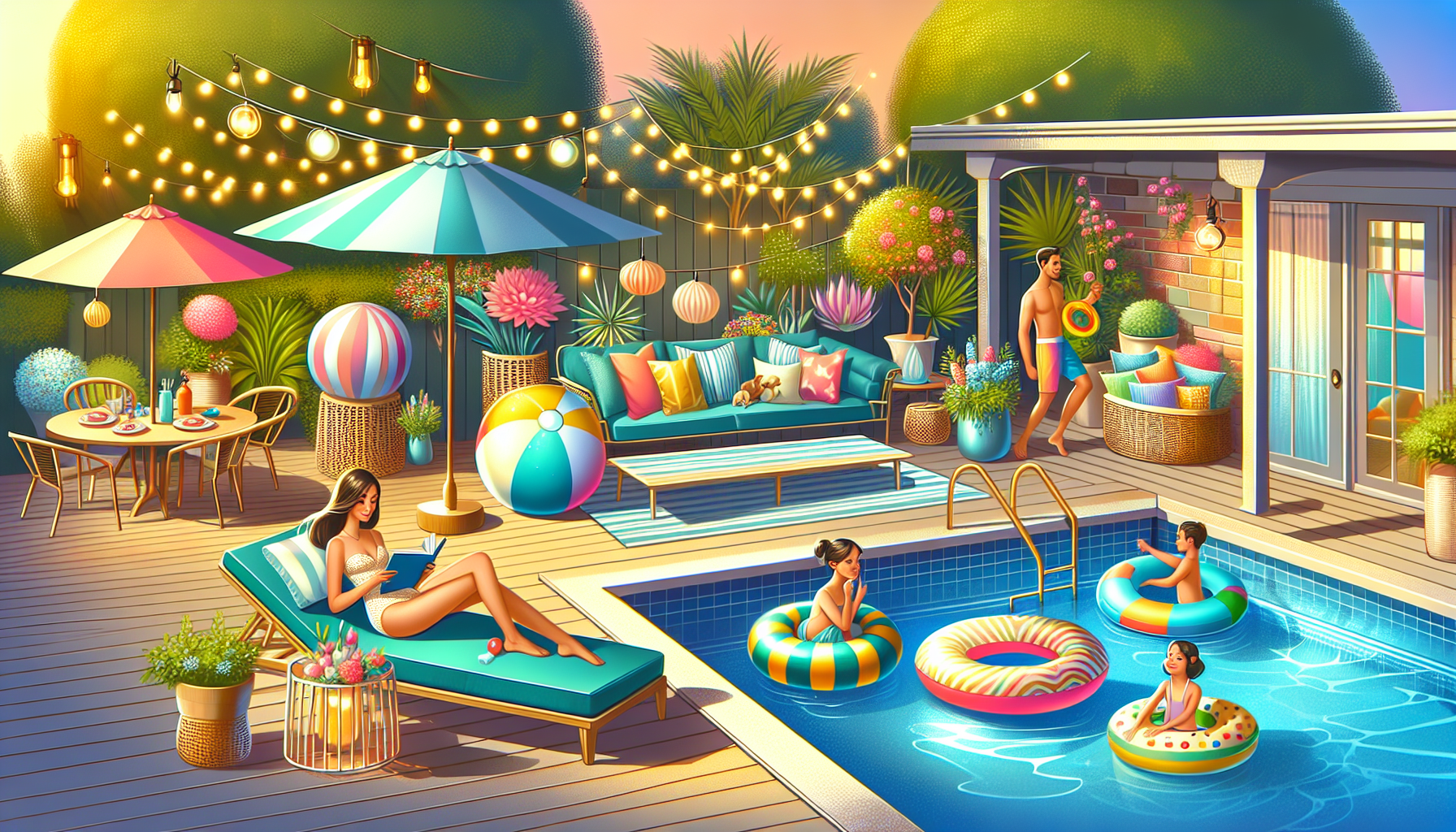 Les accessoires tendance pour décorer votre piscine