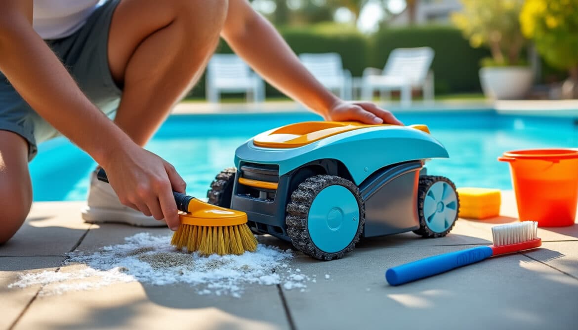 Comment bien nettoyer les roues de son robot de piscine ?