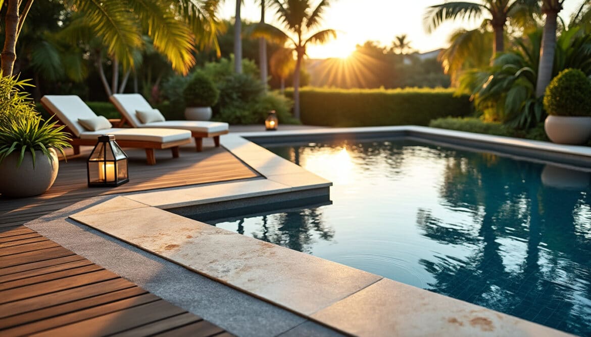 Les matériaux tendance pour les margelles de piscine