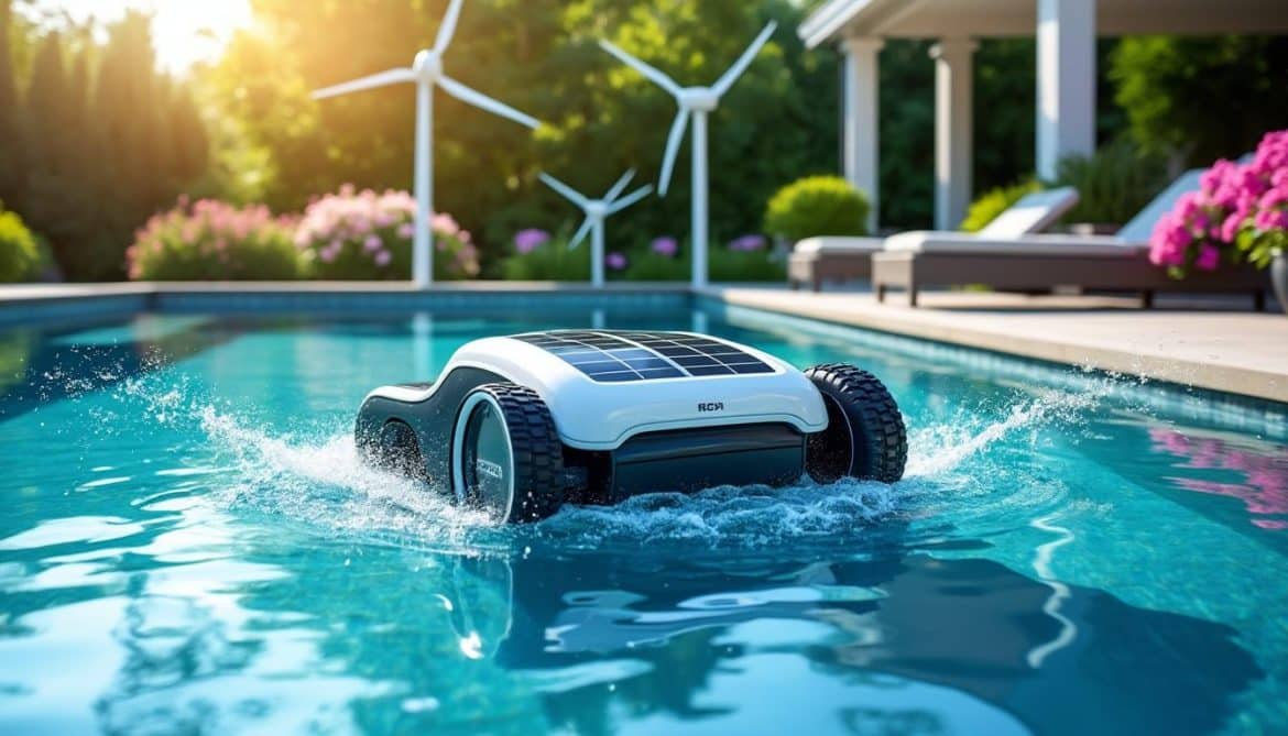 Les systèmes d’énergie verte intégrés aux robots piscine